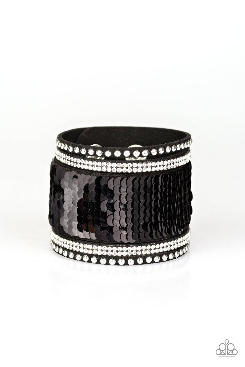 MERMAIDS Have More Fun - Pink & Black Mermaid Bracelet - Paparazzi Accessories - GlaMarous Titi Jewels