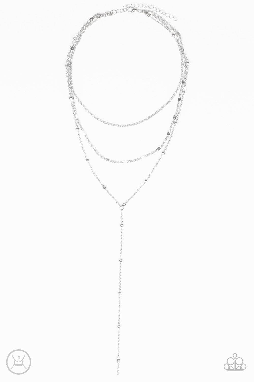 Think Like A Minimalist - Silver Choker -Paparazzi Accessories - GlaMarous Titi Jewels