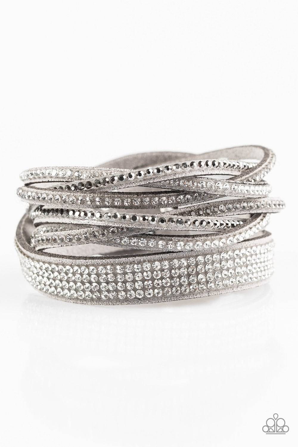 Taking Care Of Business Silver Bracelet - Paparazzi Accessories - GlaMarous Titi Jewels