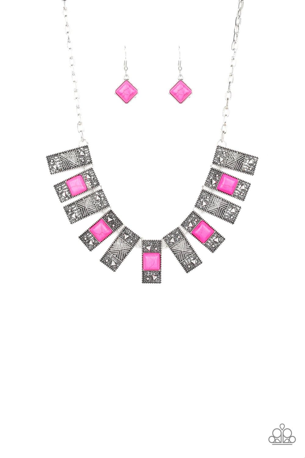 The MANE Contender - Pink Necklace - Paparazzi Accessories - GlaMarous Titi Jewels