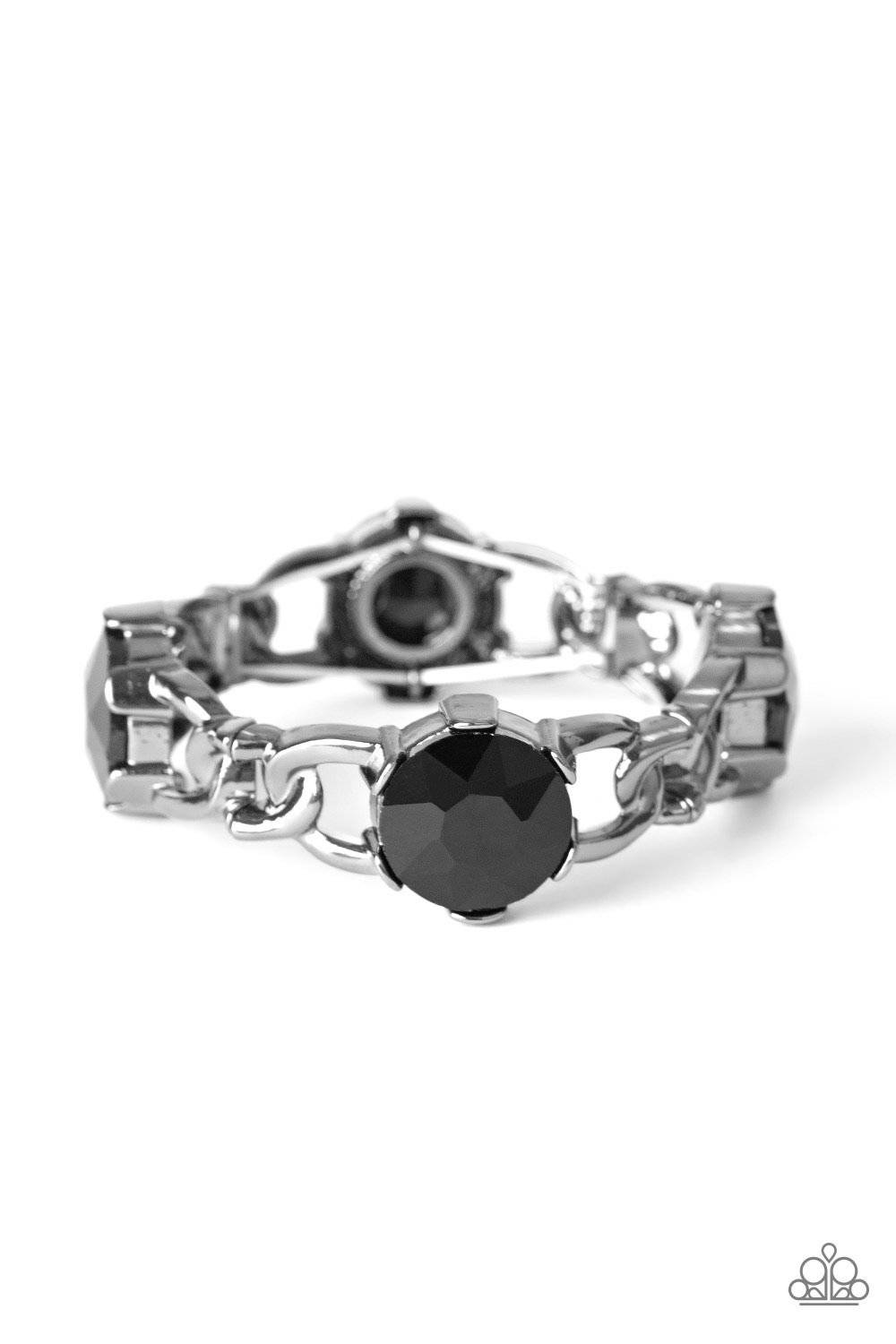 Light Up The Room Black Bracelet- Paparazzi Accessories - GlaMarous Titi Jewels