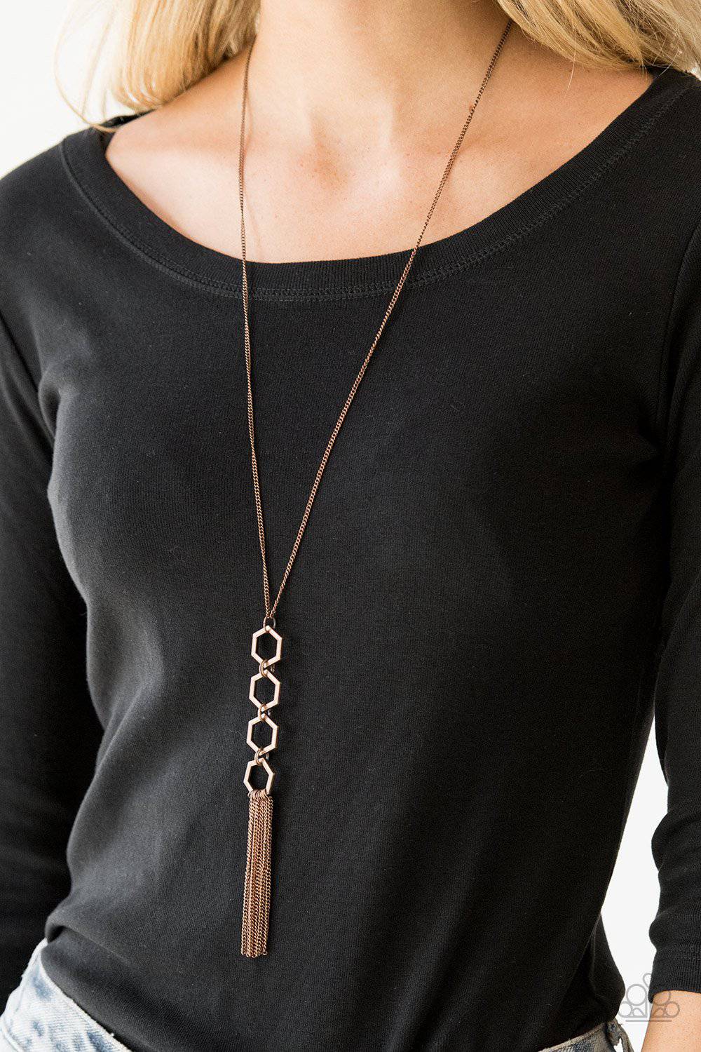 Copper clearance necklace paparazzi