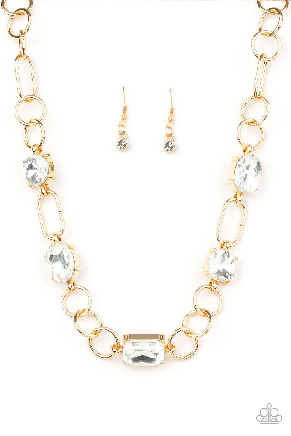 Urban District Gold Necklace - Paparazzi Accessories - GlaMarous Titi Jewels