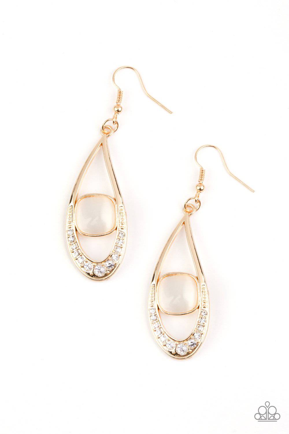 The Greatest GLOW on Earth Cat's Eye Earrings - Paparazzi Accessories - GlaMarous Titi Jewels