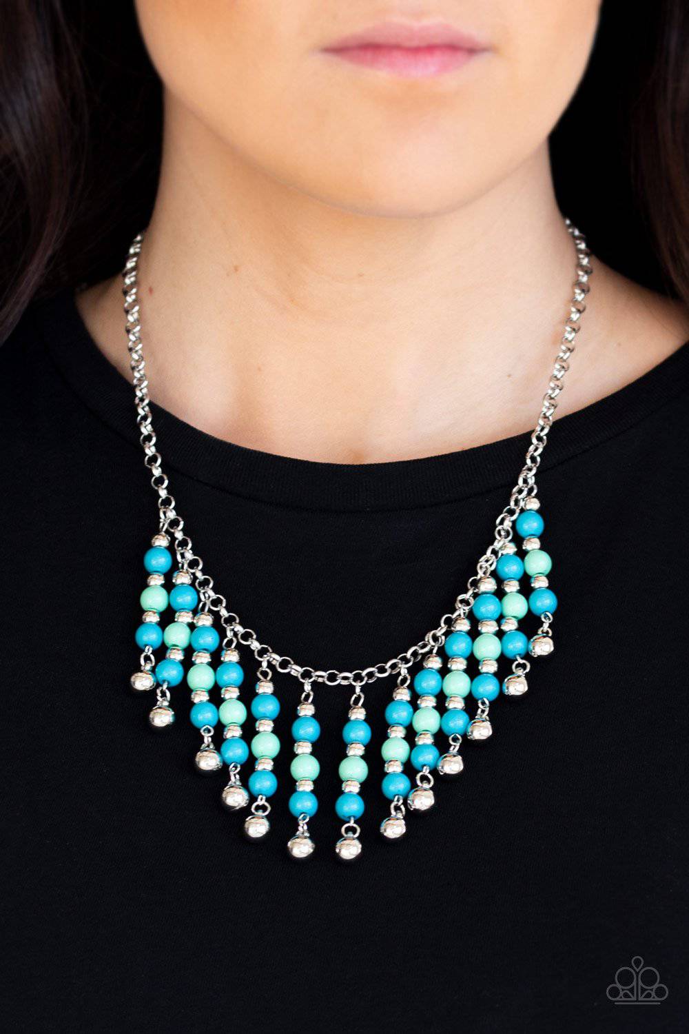 Paparazzi blue store necklace