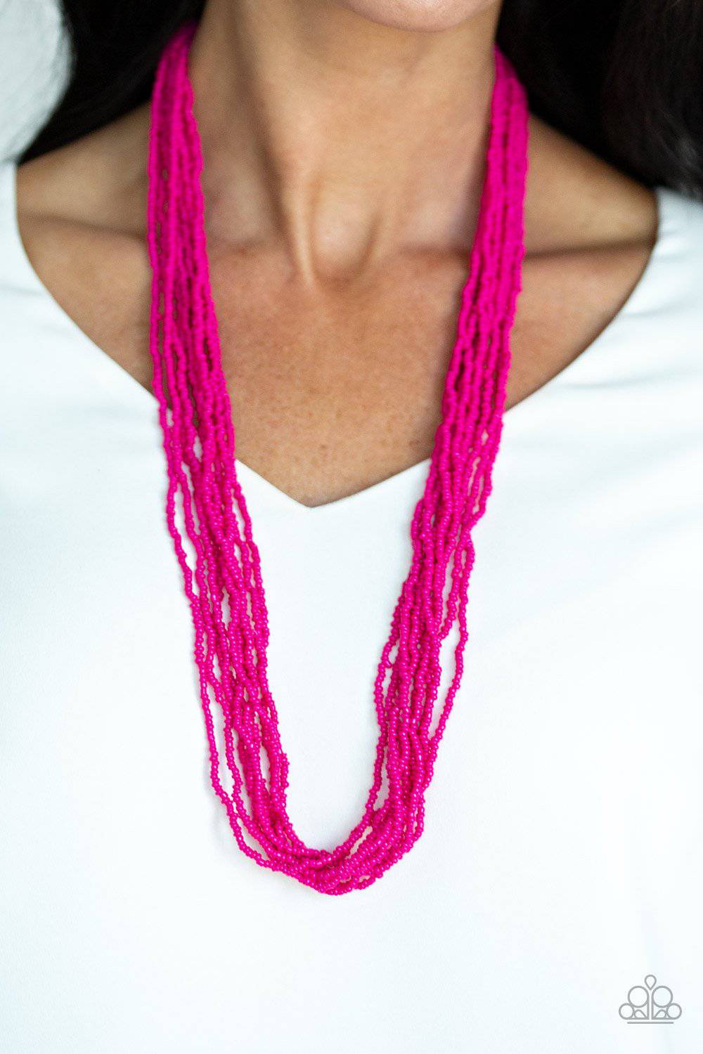 Pink seed beads on sale paparazzi