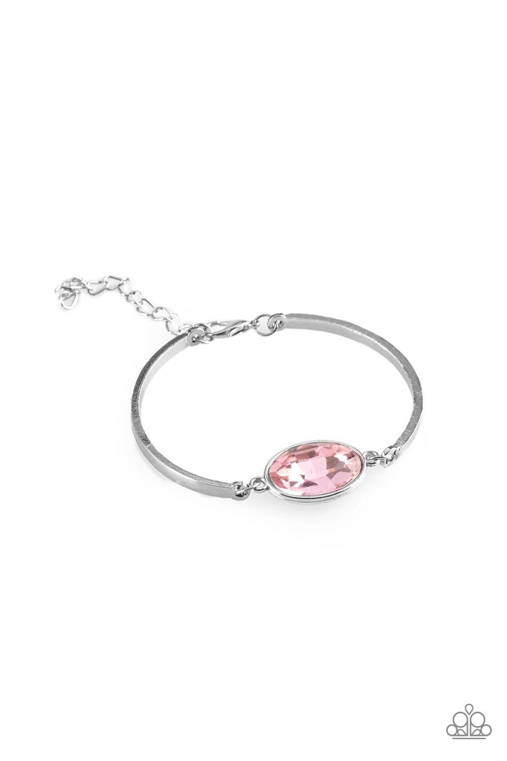 Definitely Dashing - Pink Gem Bracelet - Paparazzi Accessories - GlaMarous Titi Jewels