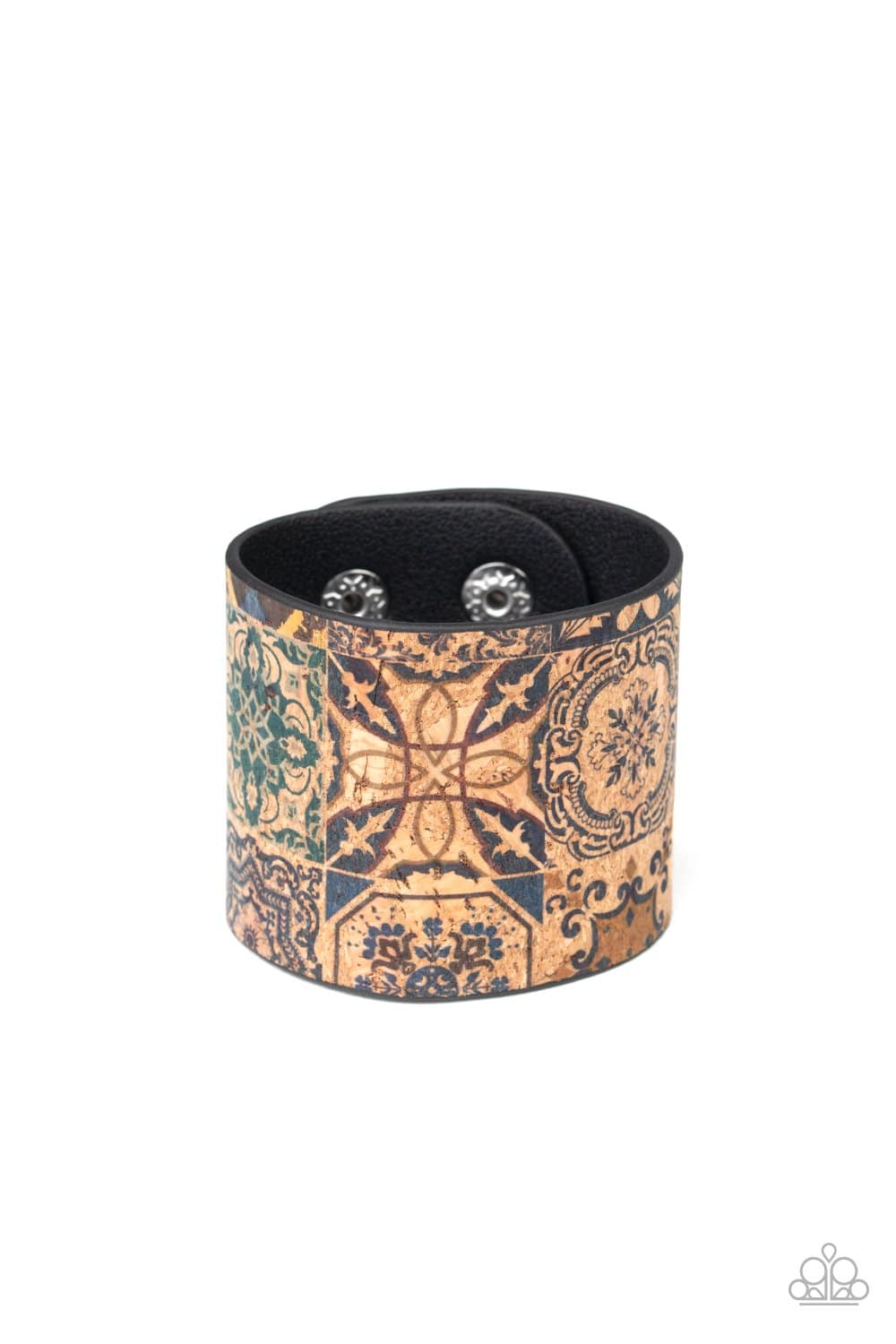 Cork Culture - Multi Cork-like Leather - Paparazzi Accessories - GlaMarous Titi Jewels