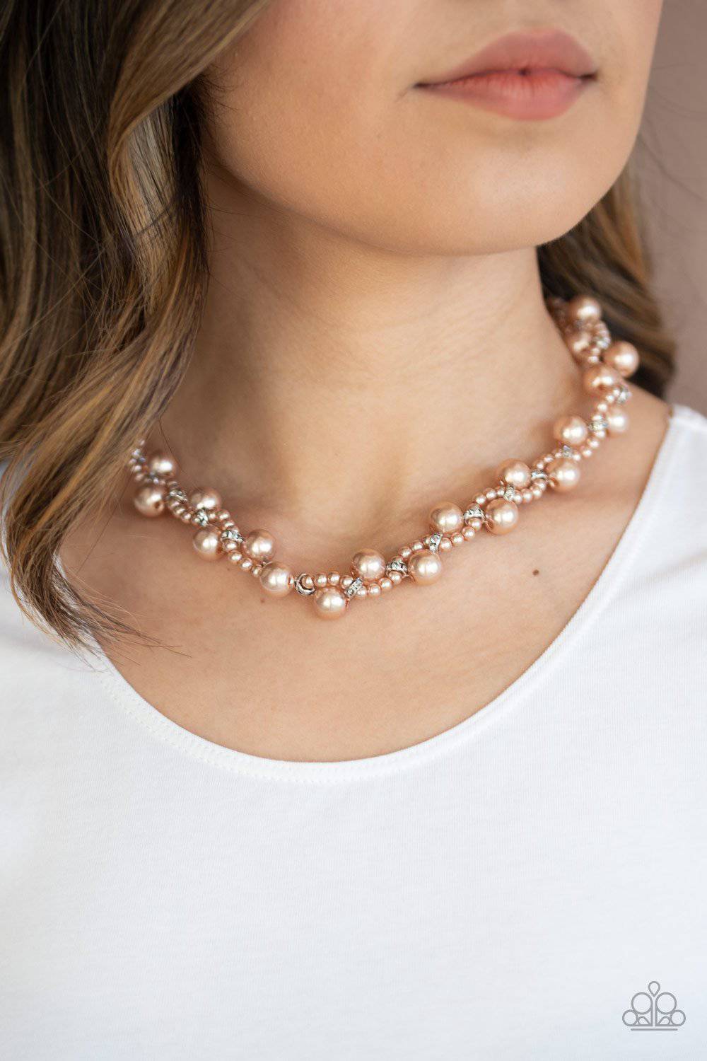 Paparazzi Necklaces - Paparazzi Pearl Prodigy White Pearl Necklace 