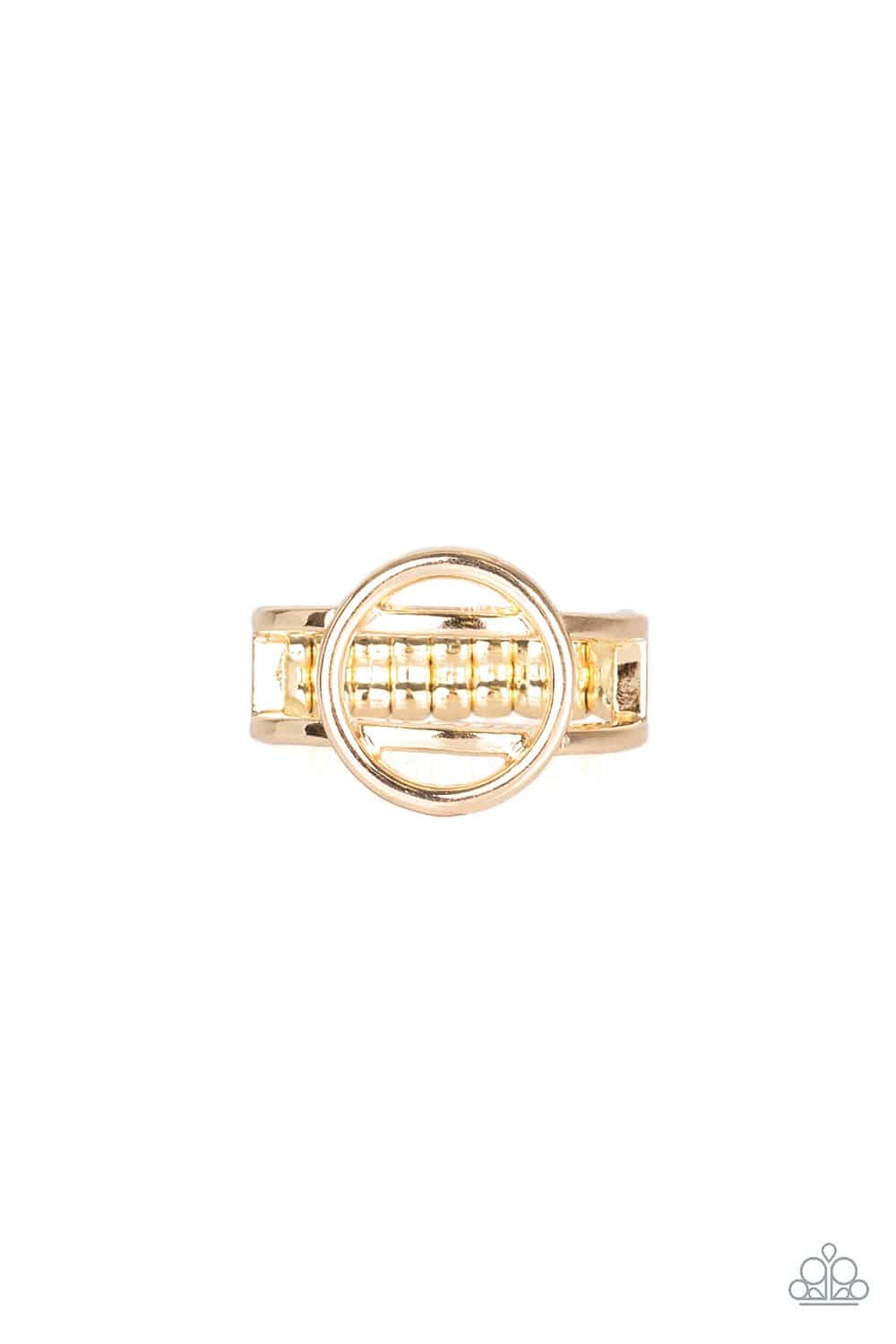 City Center Chic - Rose Gold Ring - Paparazzi Accessories - GlaMarous Titi Jewels