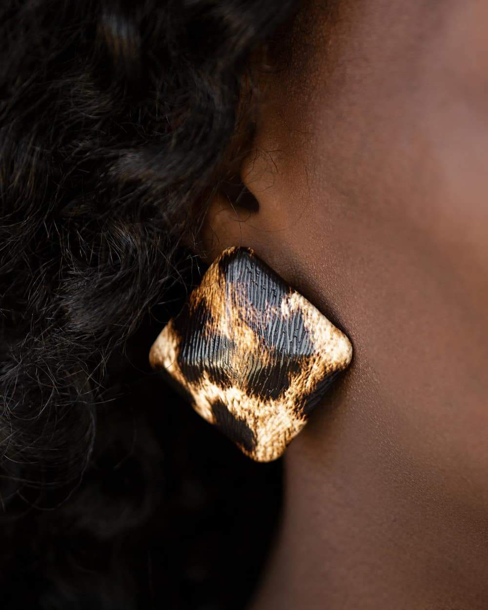 Paparazzi cheetah clearance earrings