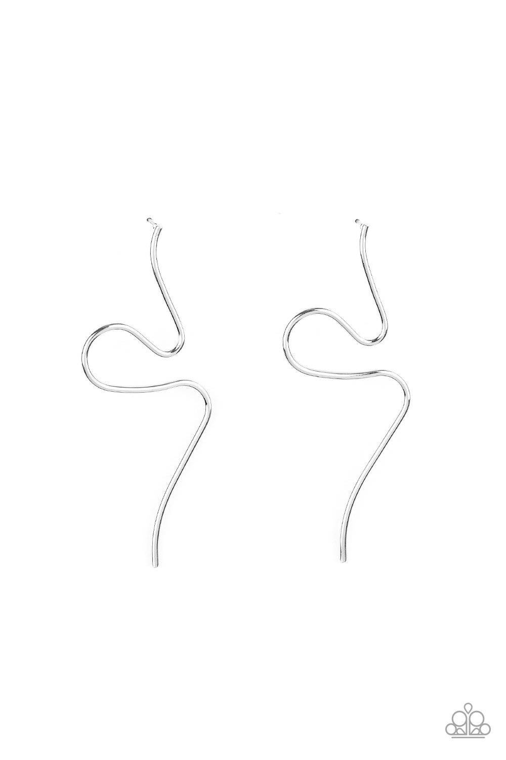 Heavy Metal Minimalist - Gold Earrings - Paparazzi Accessories - GlaMarous Titi Jewels
