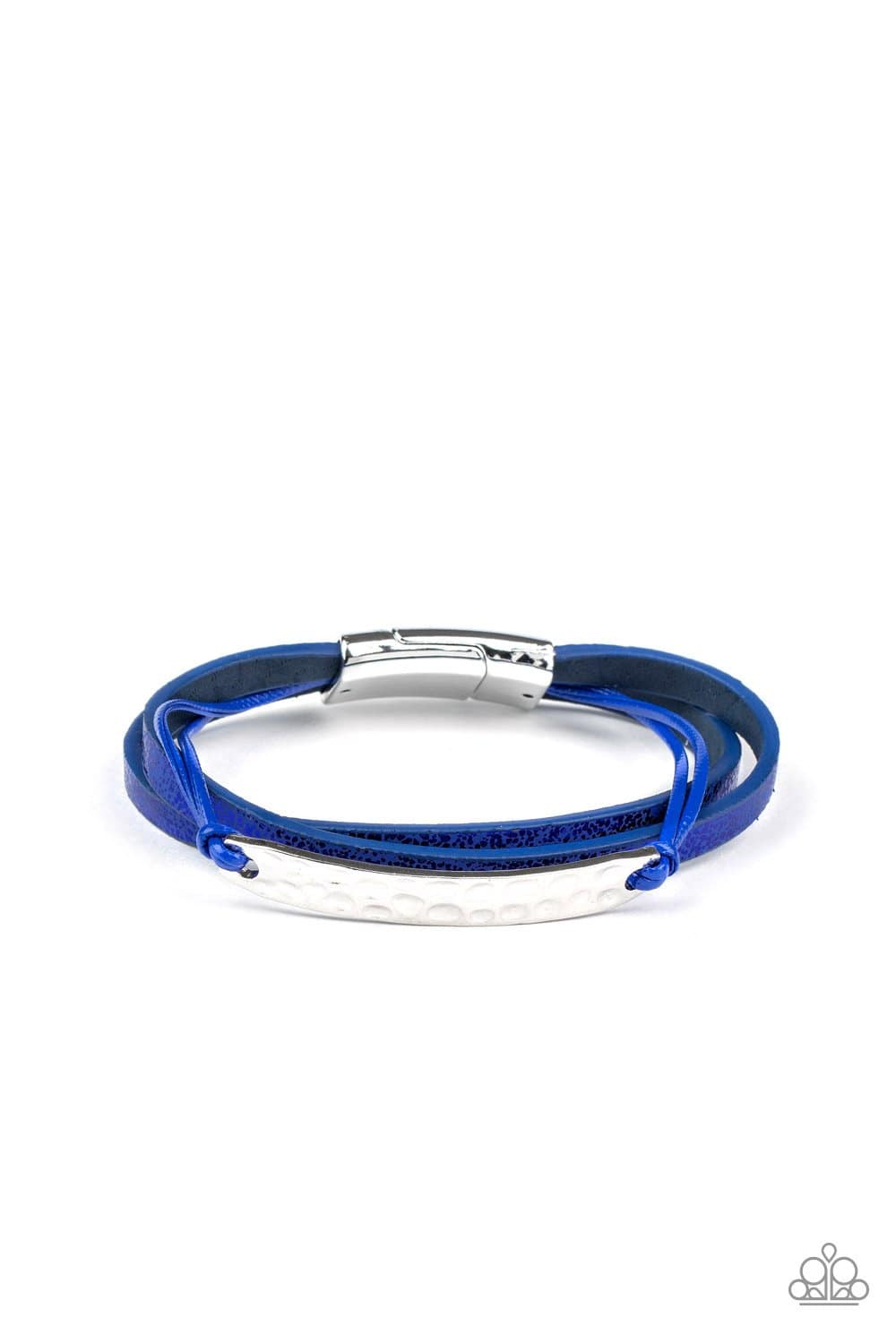 High-Strung Style - Blue Bracelet - Paparazzi Accessories - GlaMarous Titi Jewels