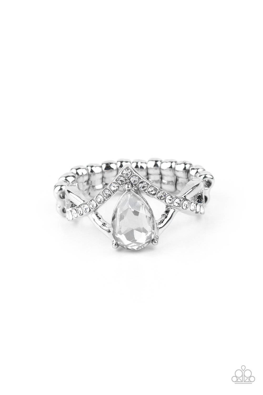 Remarkable Refinement - Silver Ring - Paparazzi Accessories - GlaMarous Titi Jewels