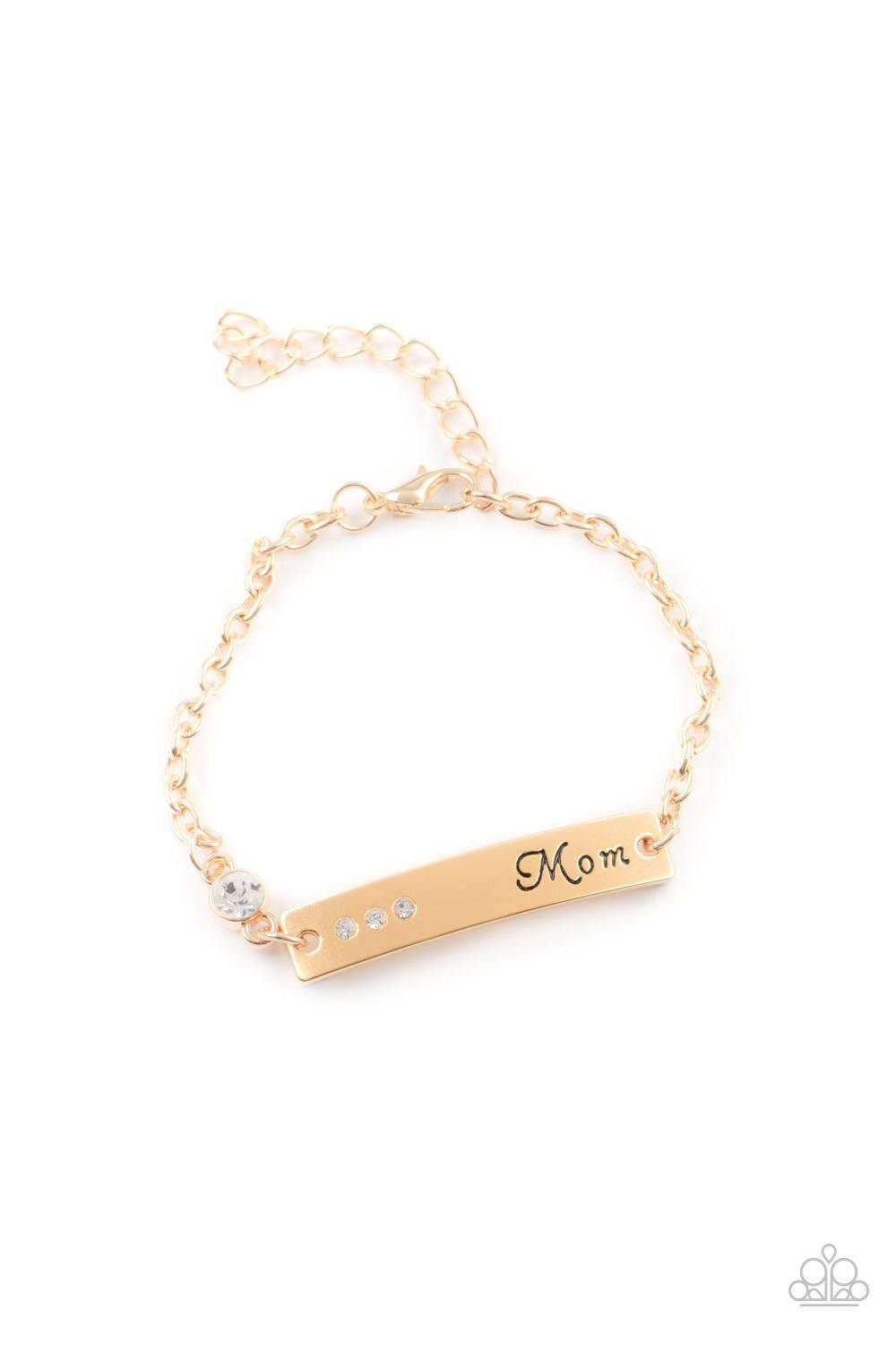 Mom Always Knows - Gold Bracelet - Paparazzi Accessories - GlaMarous Titi Jewels