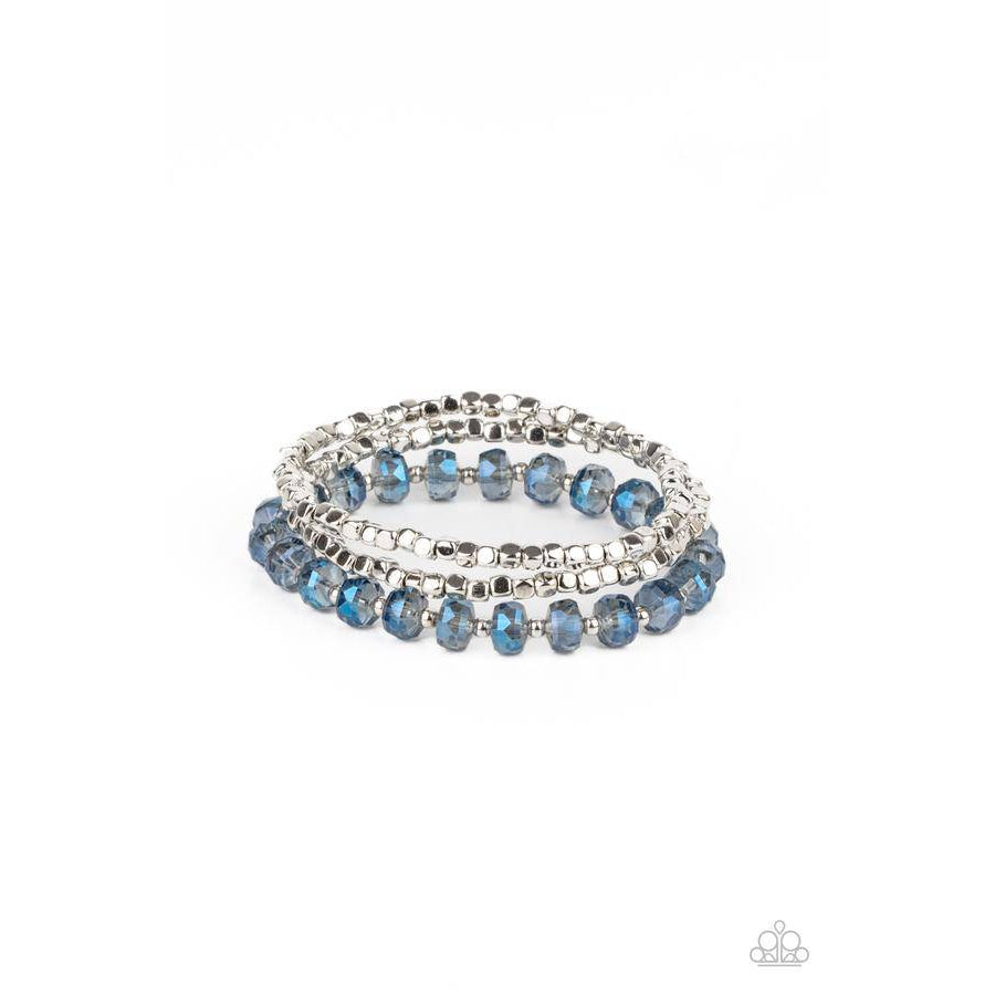 Celestial Circus - Blue Bracelet - Paparazzi Accessories - GlaMarous Titi Jewels