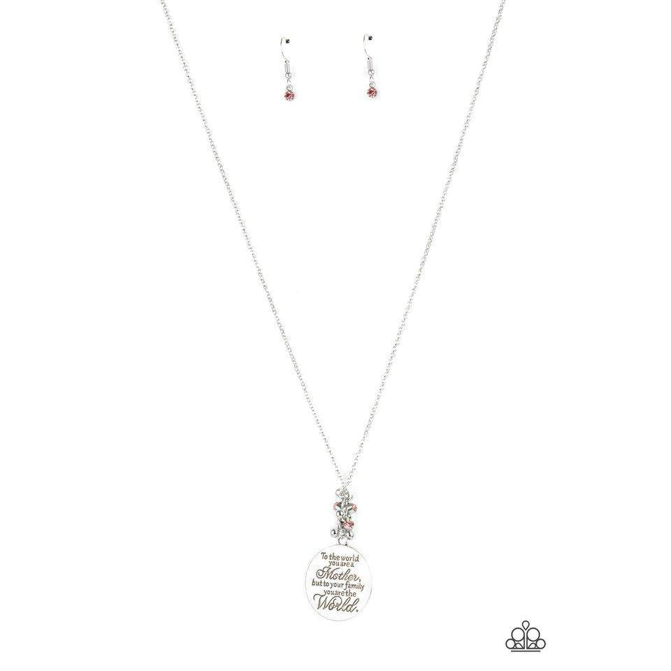 Maternal Blessings - Pink Necklace - Paparazzi Accessories - GlaMarous Titi Jewels
