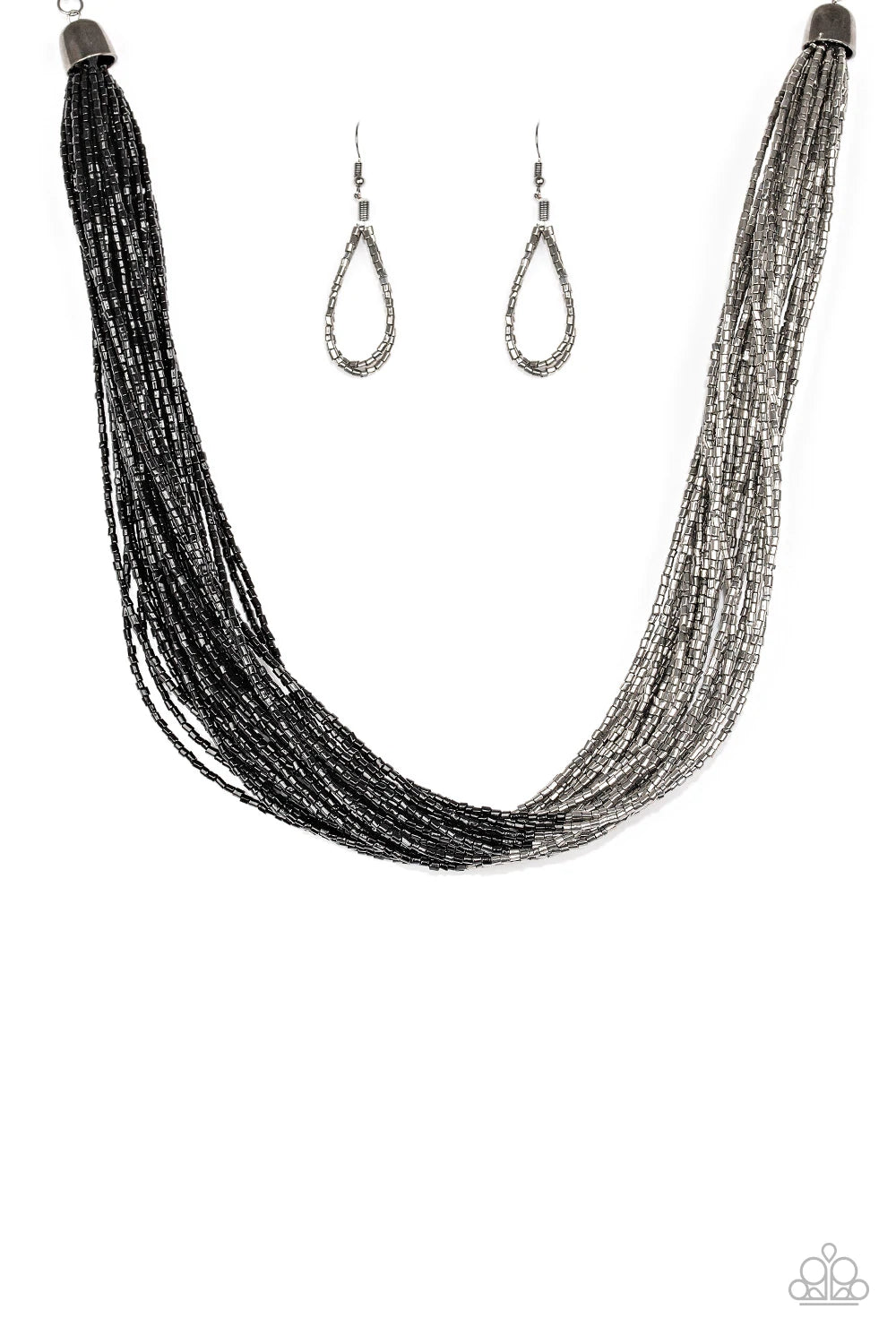 Flashy Fashion ♥ Black Seed Bead Necklace ♥ Paparazzi Accessories - GlaMarous Titi Jewels