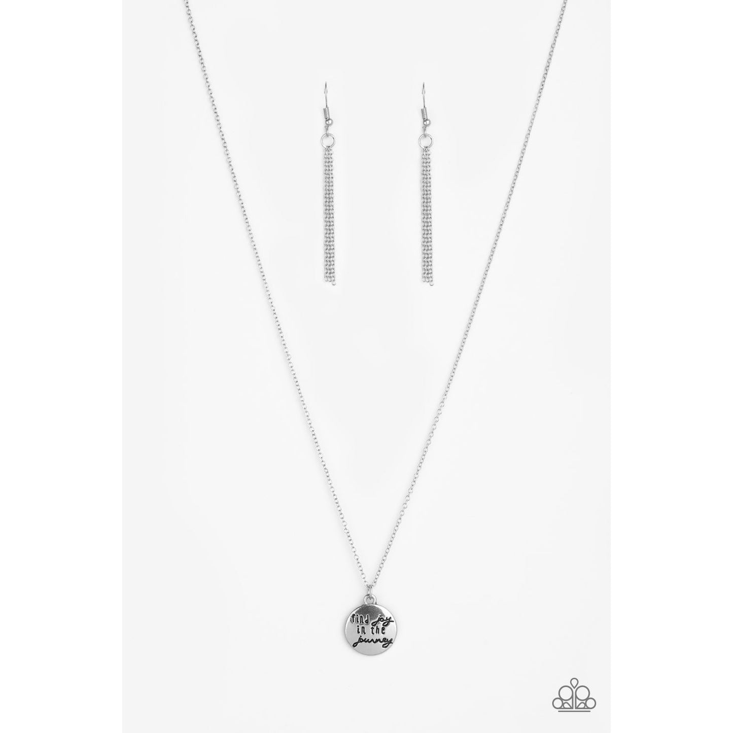 Find Joy - Silver Necklace - Paparazzi Accessories - GlaMarous Titi Jewels