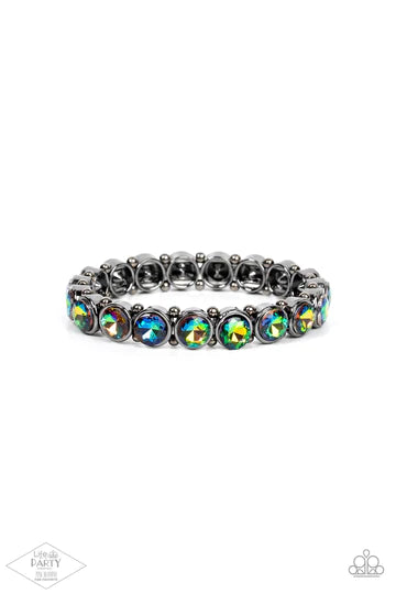 Sugar Coated Sparkle ♥ Multi Oil Spill Bracelet ♥ Paparazzi Accessories - GlaMarous Titi Jewels