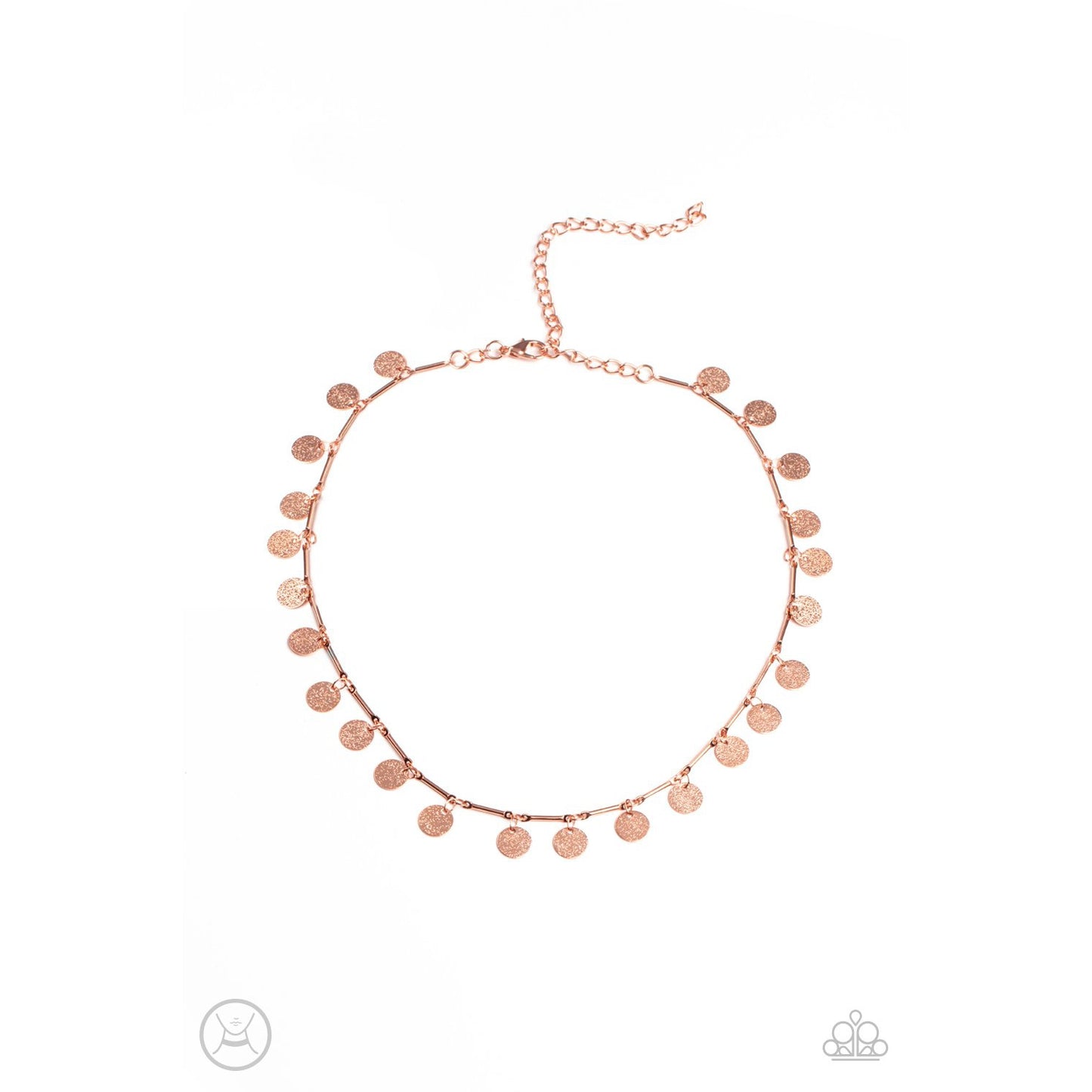 Musically Minimalist - Copper Choker - Paparazzi Accessories - GlaMarous Titi Jewels