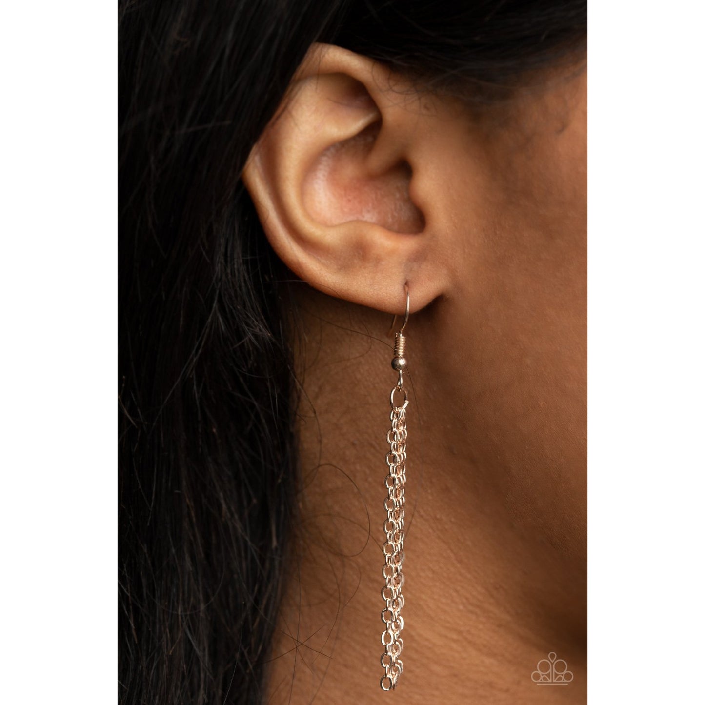 Lotus Retreat - Rose Gold Necklace - Paparazzi Accessories - GlaMarous Titi Jewels