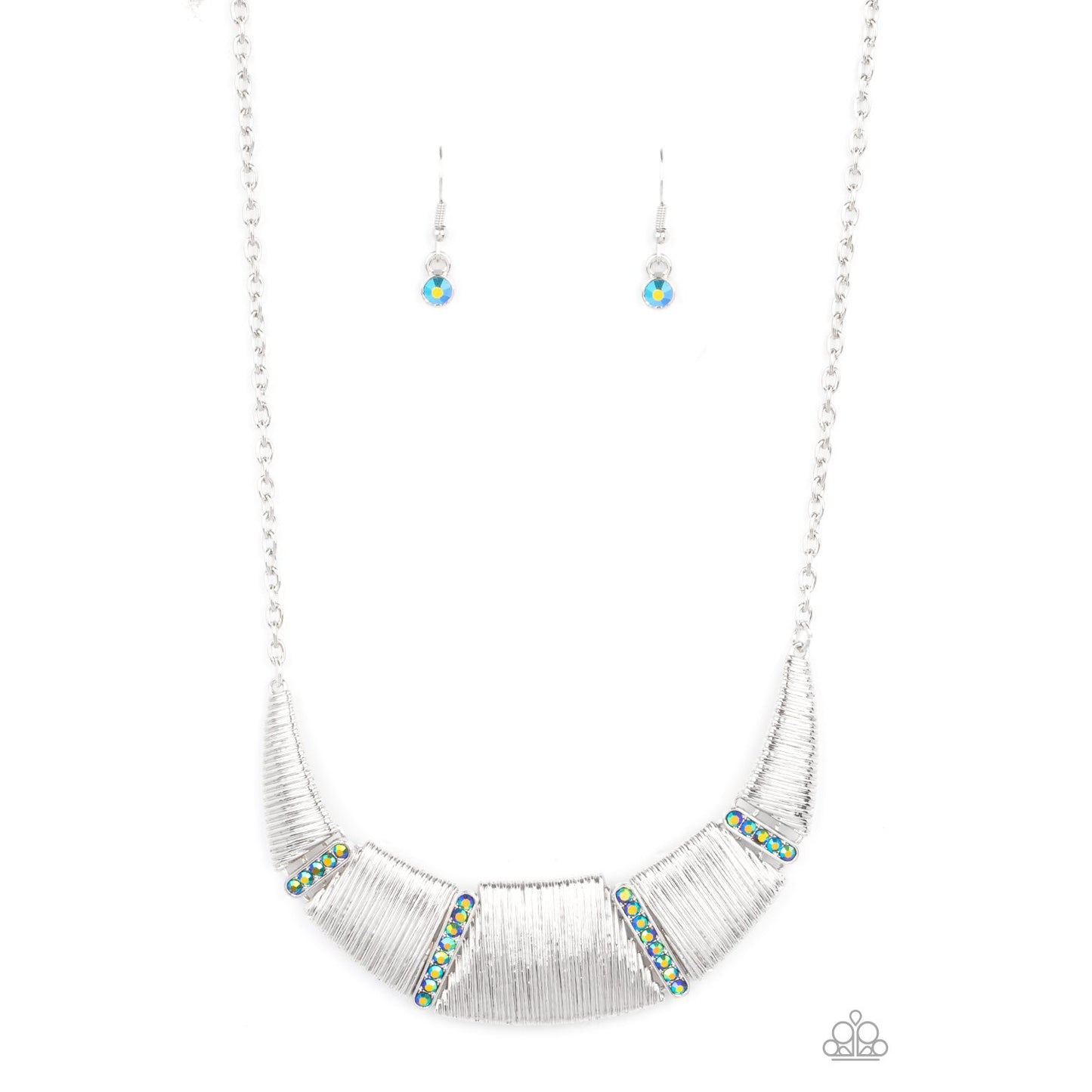 Going Through Phases - Multi Oil Spill Necklace - Paparazzi Accessories - GlaMarous Titi Jewels