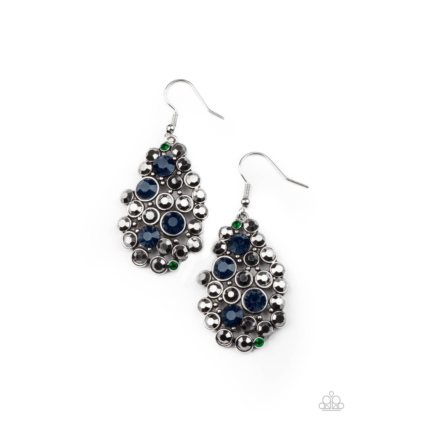 Smolder Effect - Multi Rhinestone Earrings - Paparazzi Accessories - GlaMarous Titi Jewels