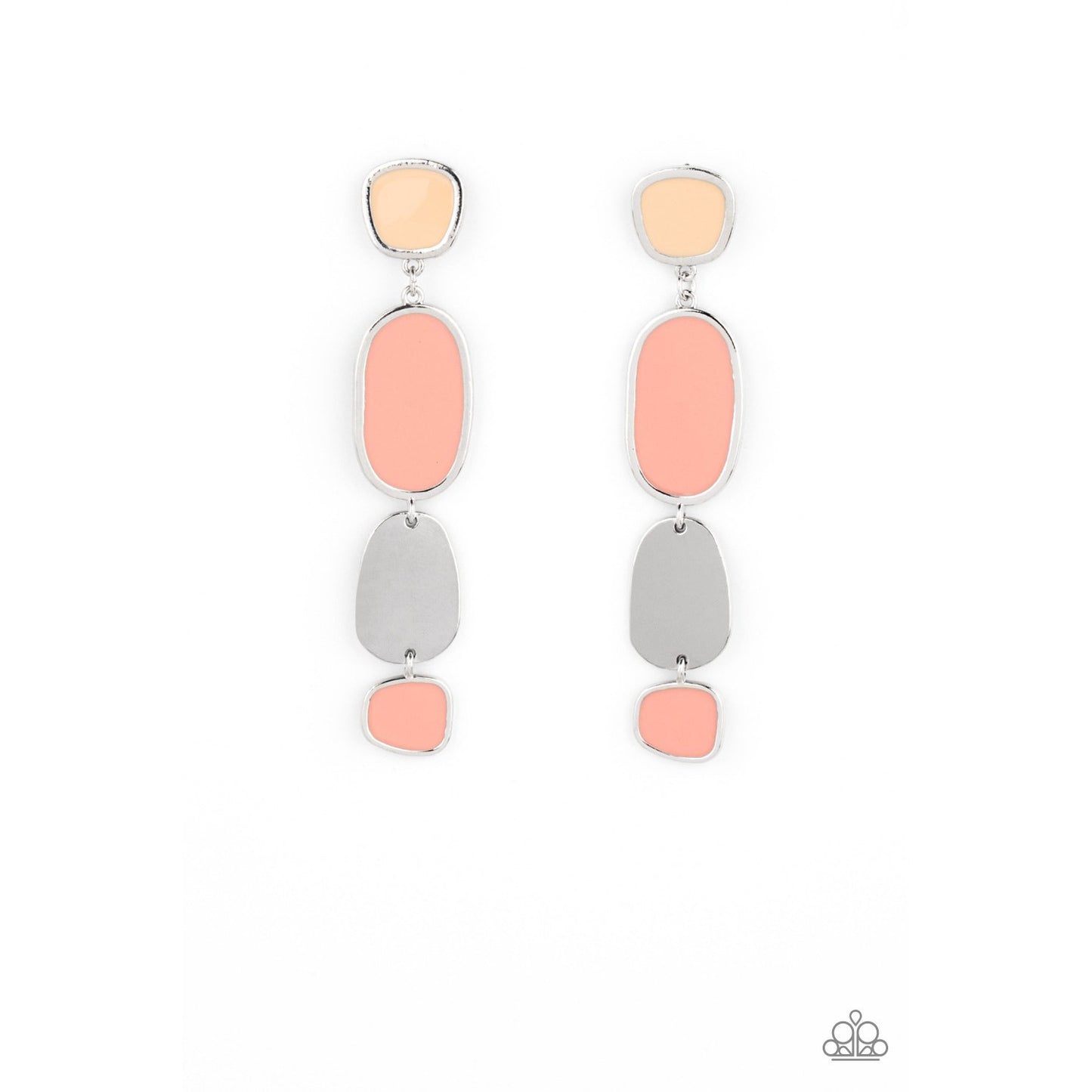 All Out Allure - Orange Earrings - Paparazzi Accessories - GlaMarous Titi Jewels