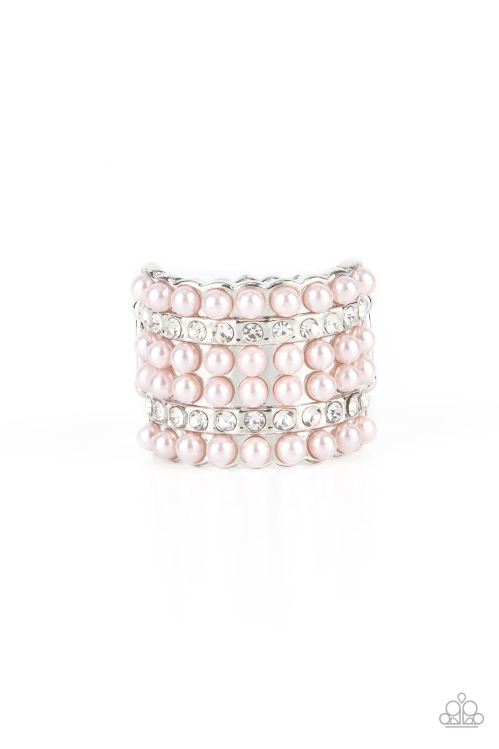 Verified Vintage - Pink Pearl Ring - Paparazzi Accessories - GlaMarous Titi Jewels
