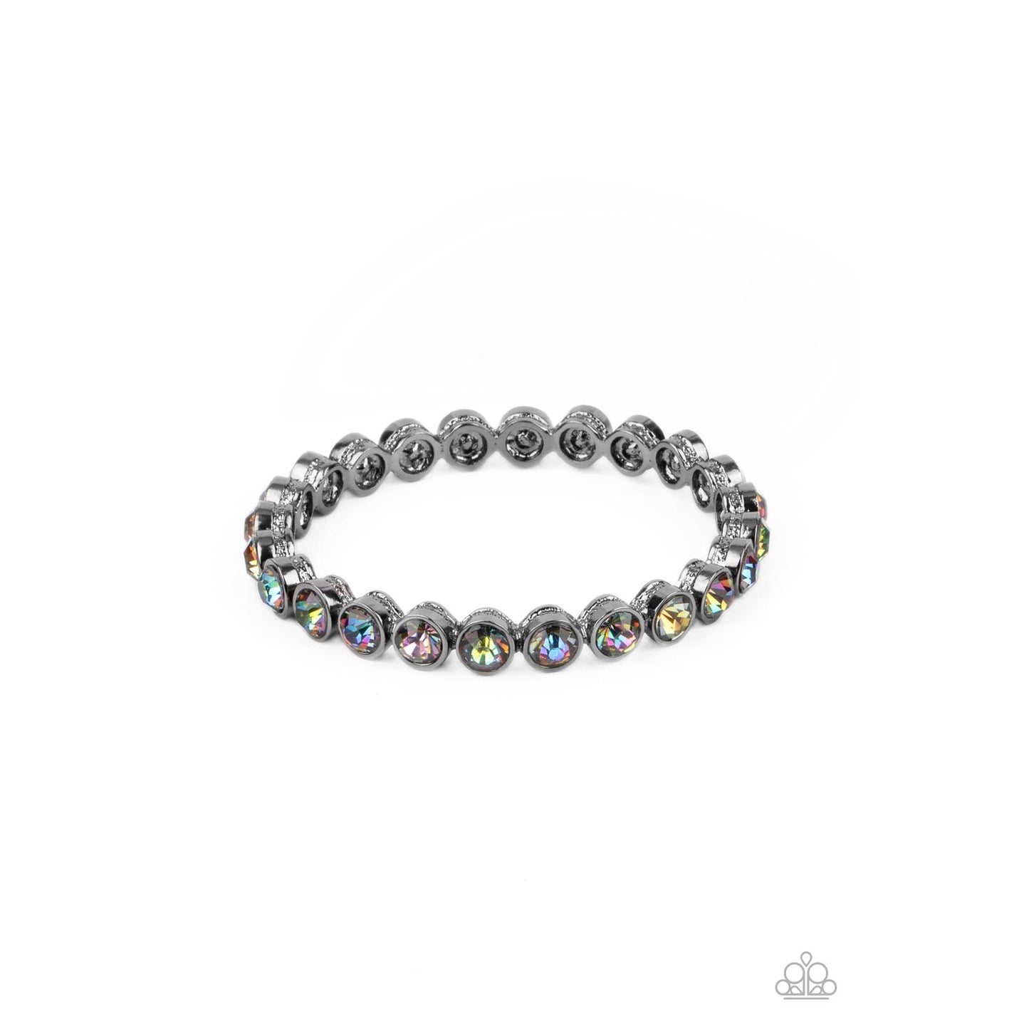 Presto Posh - Multi Oil Spill Bangle Bracelet - Paparazzi Accessories - GlaMarous Titi Jewels