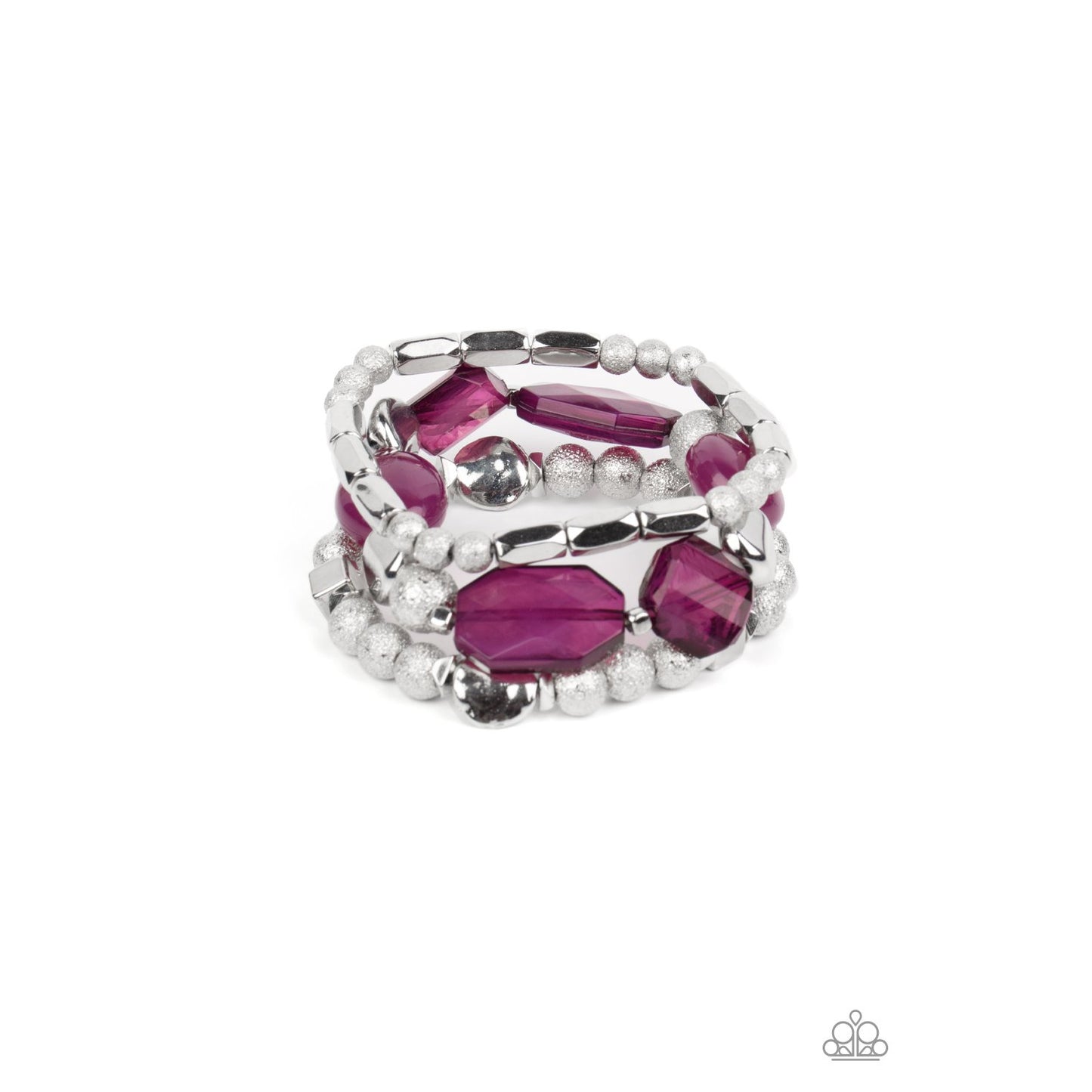 Marina Magic- Purple Bracelet - Paparazzi Accessories - GlaMarous Titi Jewels