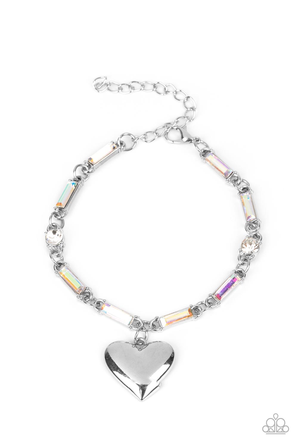 Sweetheart Secrets - Multi Iridescent Bracelet - Paparazzi Accessories - GlaMarous Titi Jewels