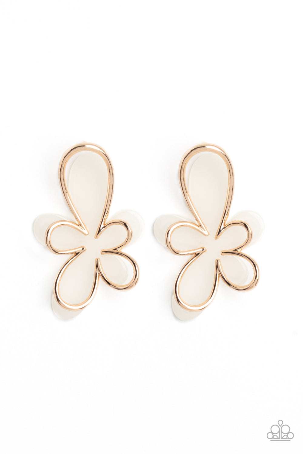 Glimmering Gardens ♥ Gold Earrings ♥ Paparazzi Accessories - GlaMarous Titi Jewels
