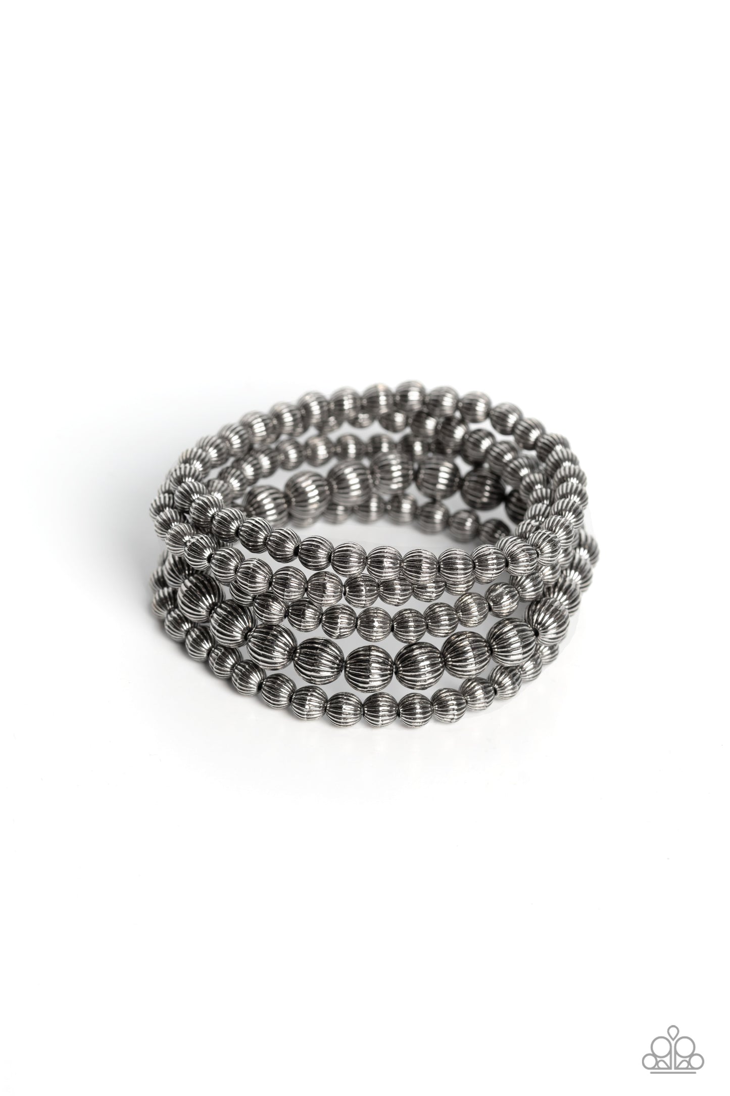 Sonoran Stripes ♥ Silver Bracelet ♥ Paparazzi Accessories