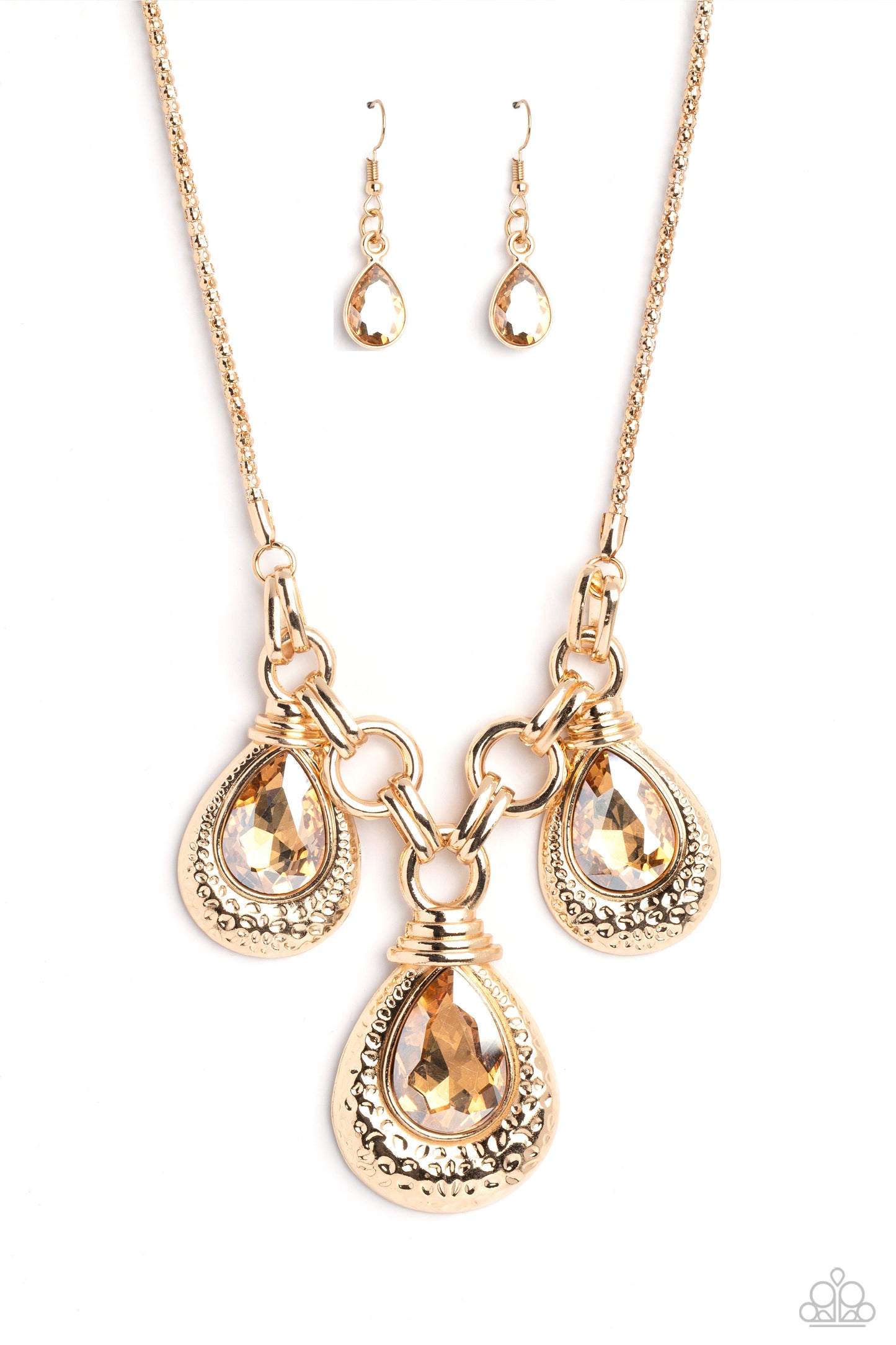 Built Beacon ♥ Gold Necklace ♥ Paparazzi Accessories - GlaMarous Titi Jewels