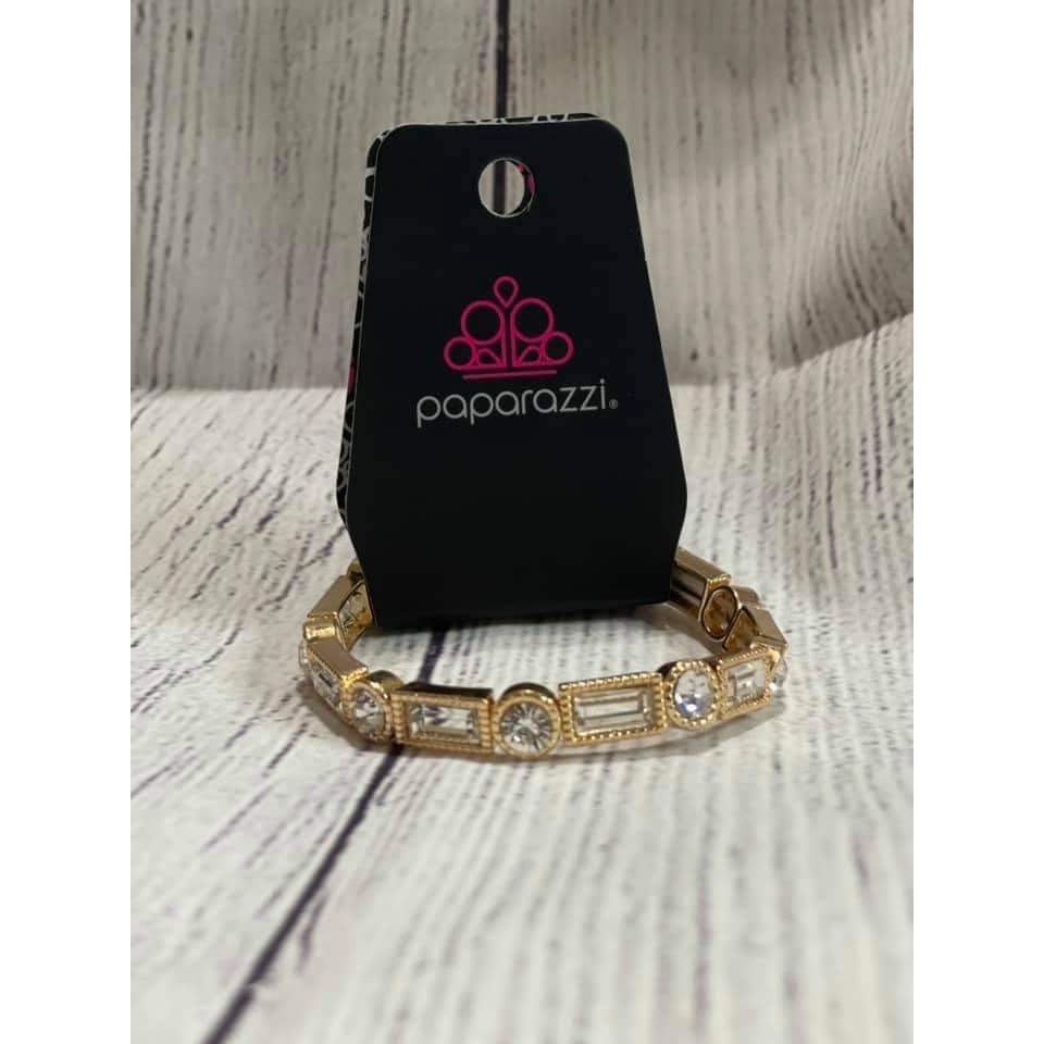 Classic Couture - Gold Bracelet - Paparazzi Accessories - GlaMarous Titi Jewels