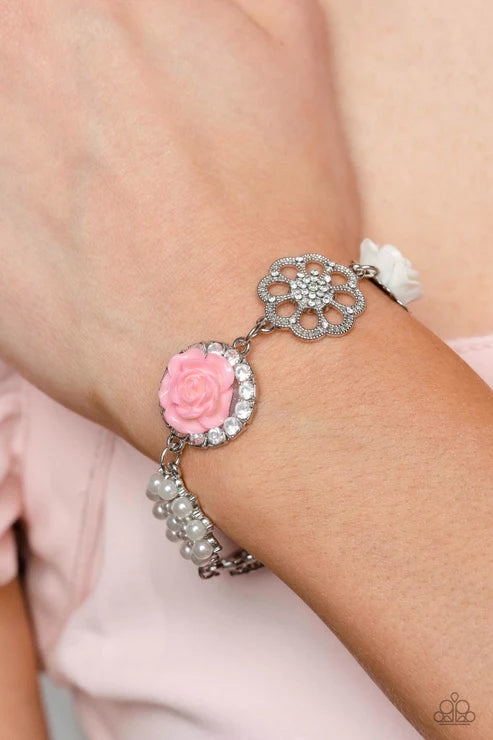 Tea Party Theme ♥ Pink Bracelet ♥ Paparazzi Accessories - GlaMarous Titi Jewels