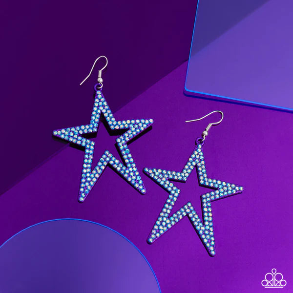 Paparazzi Rockstar Energy ♦ Purple Earrings ♦ GlaMarous Titi Jewels