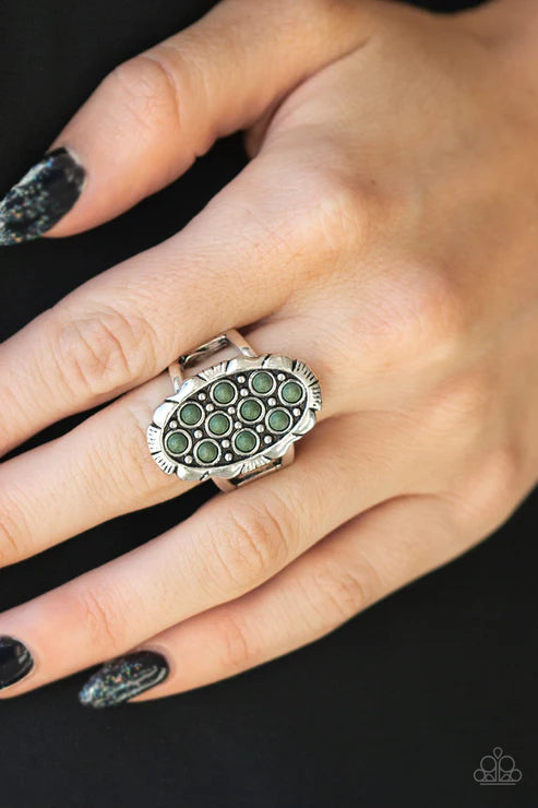 Cactus Garden ♥ Green Ring ♥ Paparazzi Accessories