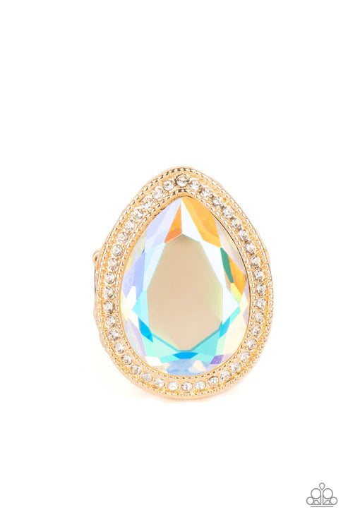 Illuminated Icon - Gold Ring ♥ Paparazzi Accessories