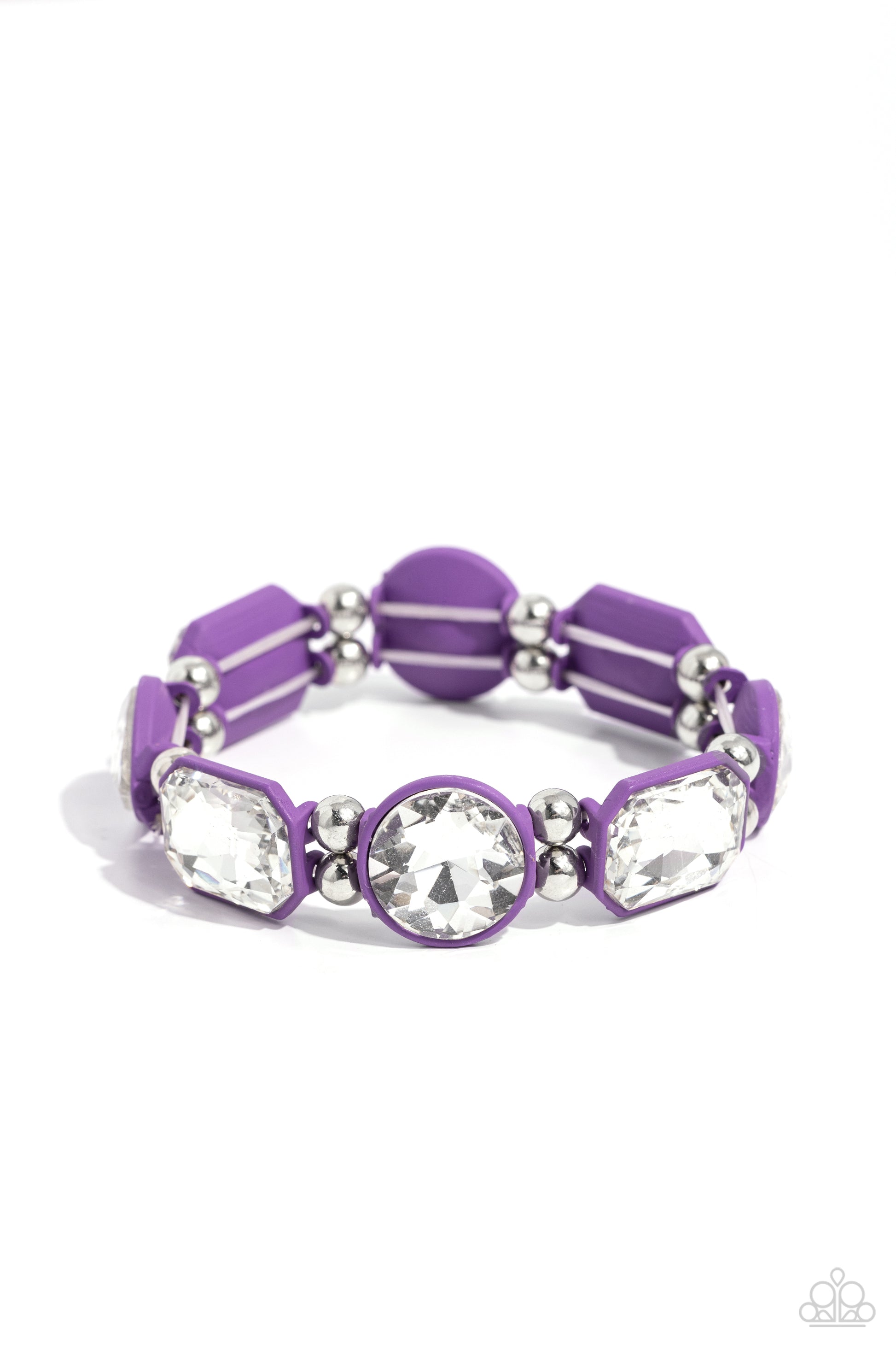 P9ST-PRXX-045SG - Paparazzi Transforming Taste - Purple Bracelet