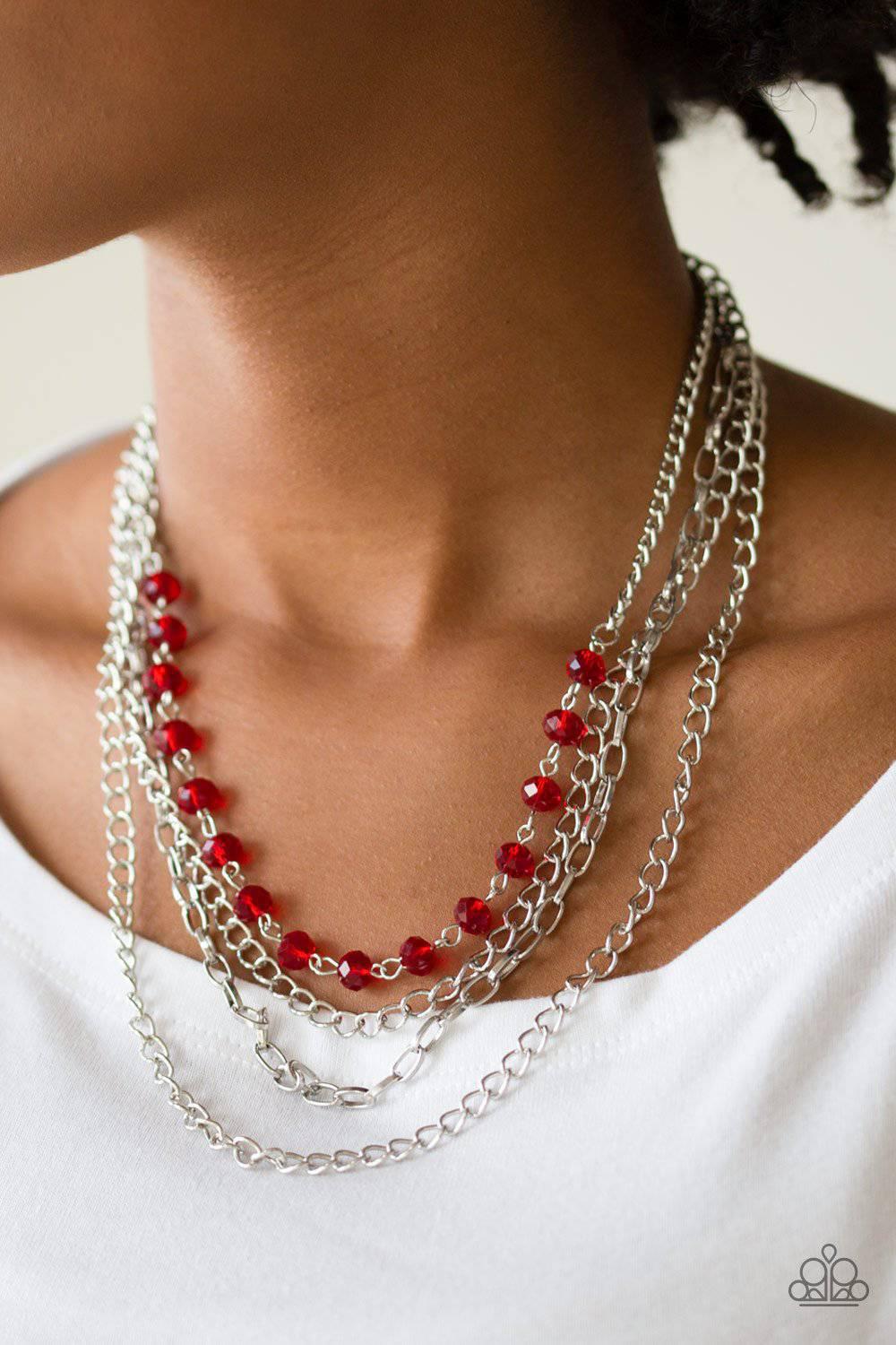 Extravagant Elegance - Red - GlaMarous Titi Jewels
