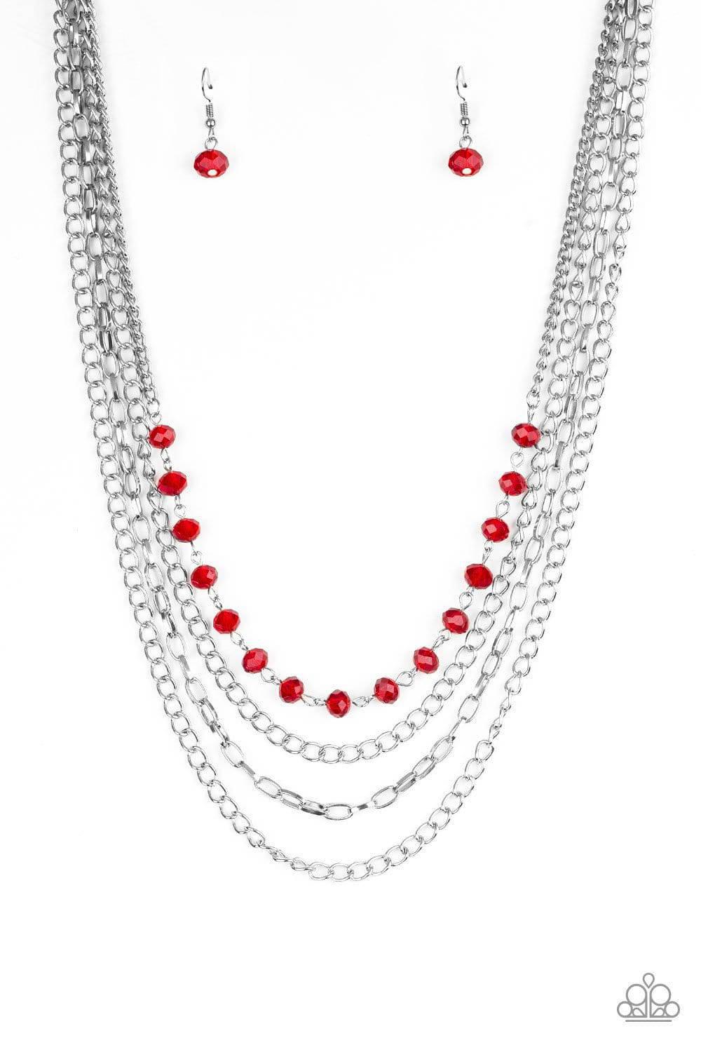 Extravagant Elegance - Red - GlaMarous Titi Jewels