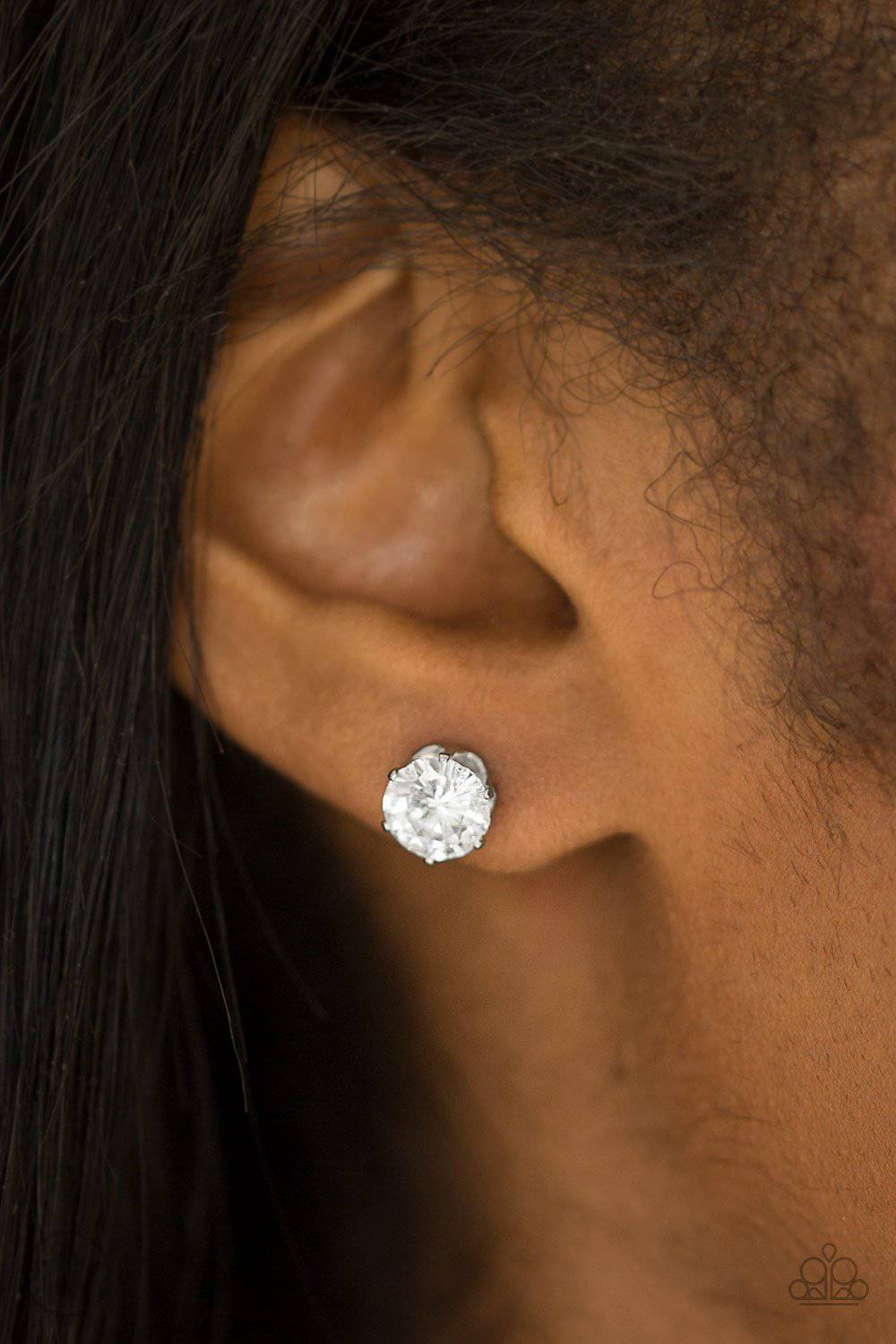 Just In TIMELESS - Gold Rhinestone Stud Earrings - Paparazzi Accessories - GlaMarous Titi Jewels