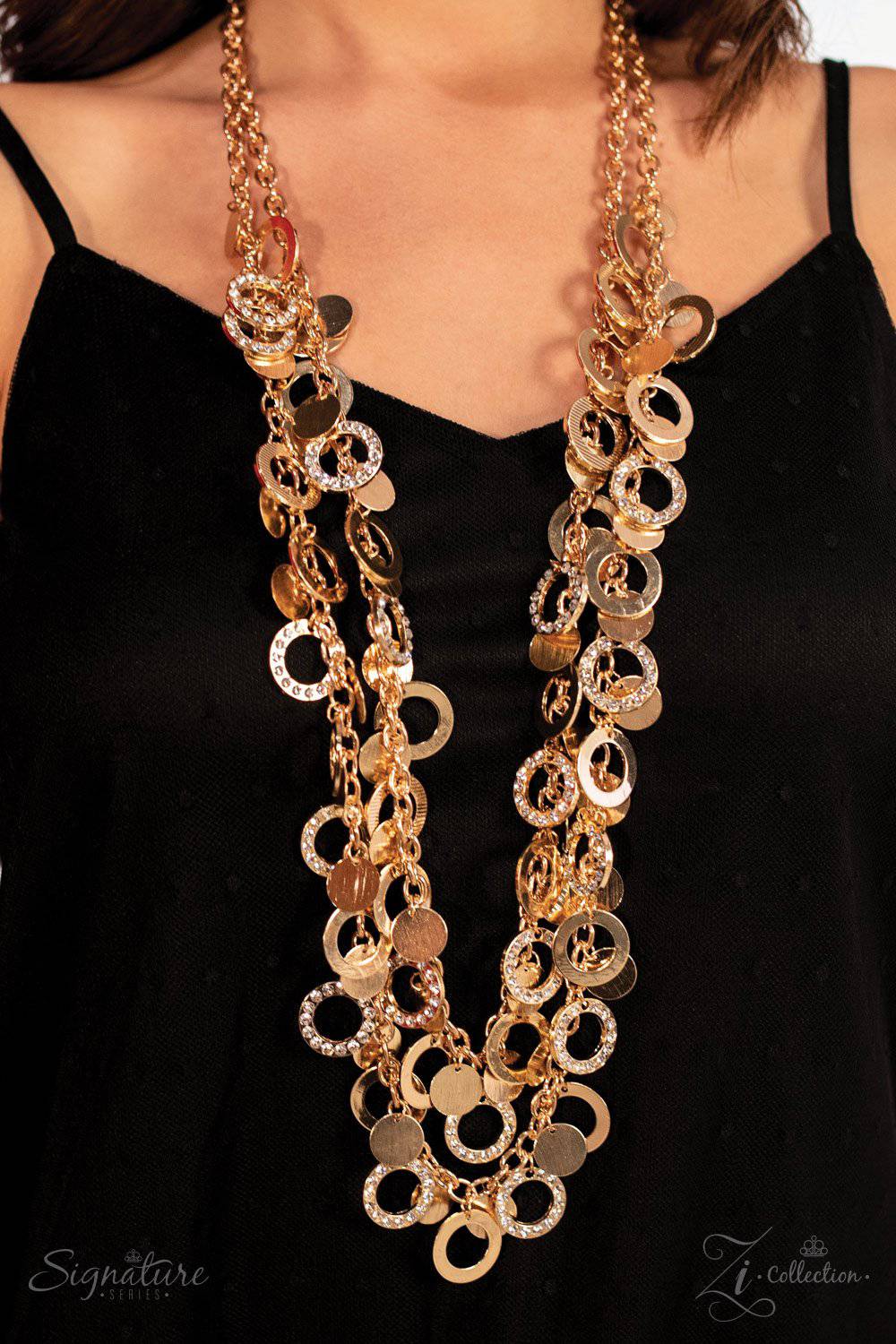 The Carolyn - 2018 Vintage Paparazzi Zi Collection Necklace & Earrings Set - GlaMarous Titi Jewels