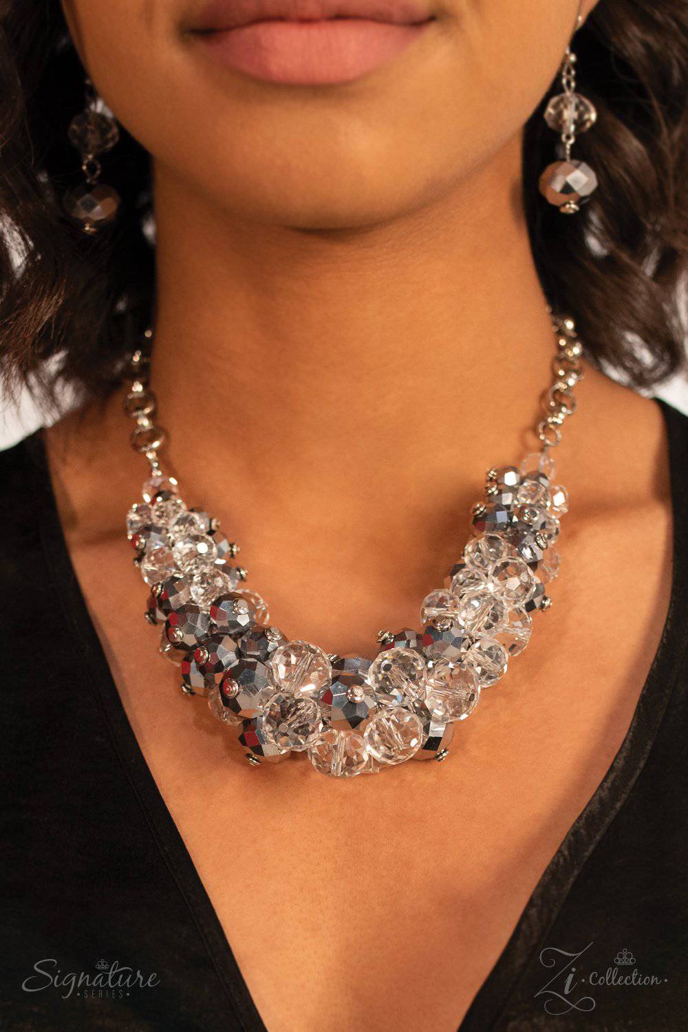 The Erika - 2018 Vintage Paparazzi Zi Collection Necklace & Earrings Set - GlaMarous Titi Jewels