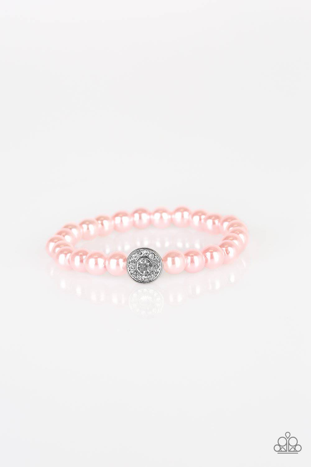 Paparazzi pink deals pearl bracelet