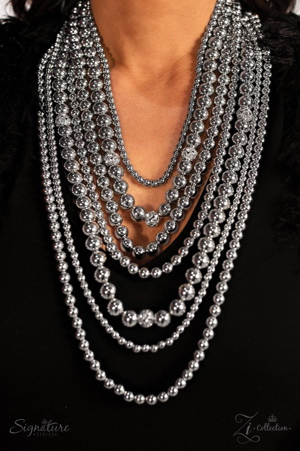 The Tina - 2018 Vintage Paparazzi Necklace & Earring Set - GlaMarous Titi Jewels