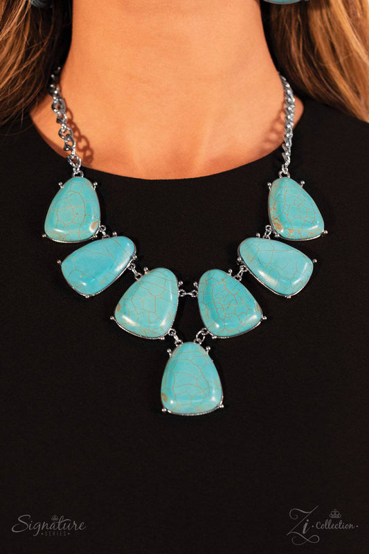 The Geraldine - 2018 Vintage Paparazzi Necklace & Earrings Set - GlaMarous Titi Jewels